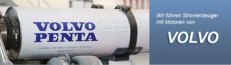 Stromaggregate von Volvo